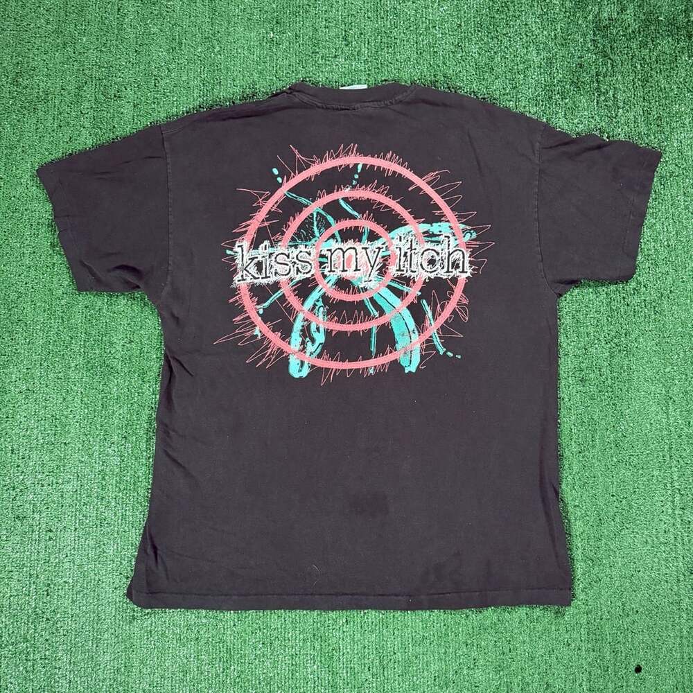 Vintage Hanes Kim Mitchell Tour 1994 T-Shirt Size X-Large Black Graphic Tee